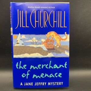 Book The Merchant of Menace A Jane Jeffry Mystery 1st Edition 1998 Nov